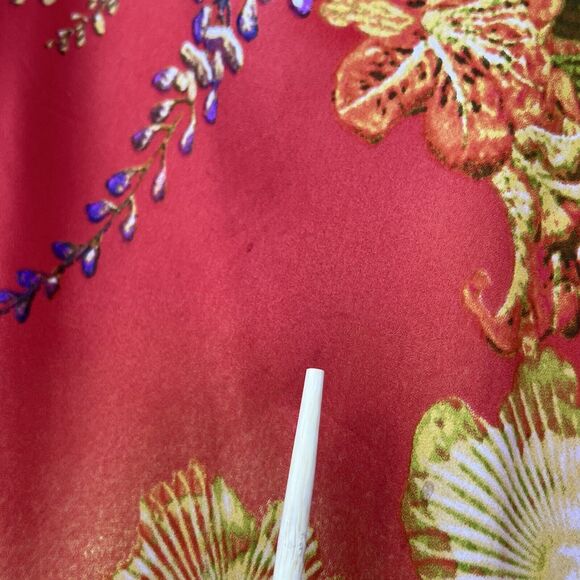 Natori Silk Slip Casual Fancy Tank Sleeveless Boho Japanese Bright Color Dress - Picture 5 of 16